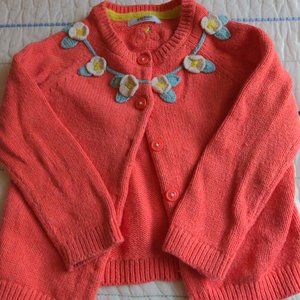 Baby Boden 2-3 Sweater Flowers